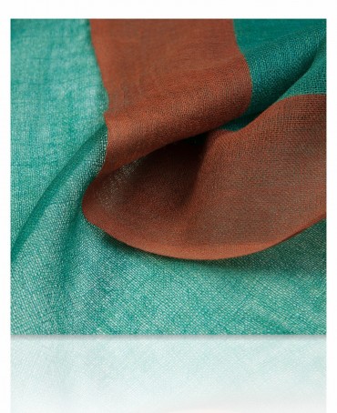 Палантин Унисекс W-BORDE/GREEN.RUST